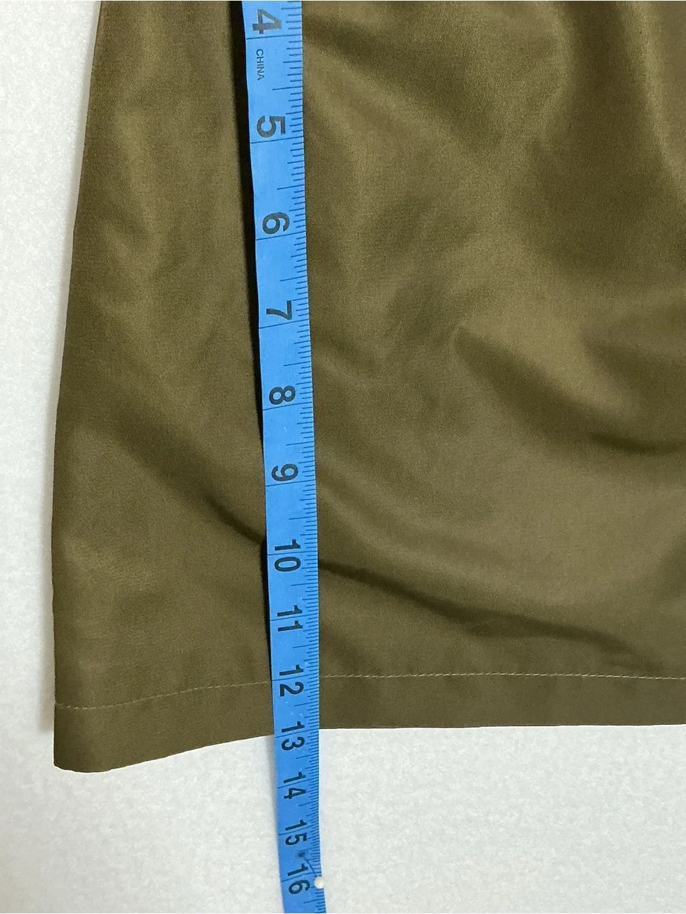 Hudson Jeans Olive Green Mini Skirt